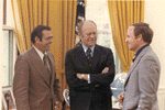 President Ford with Don Rumsfeld and Dick Cheney
