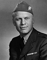 Gerald R. Ford as a naval officer