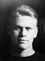 Gerald R. Ford, Jr., in football jersey