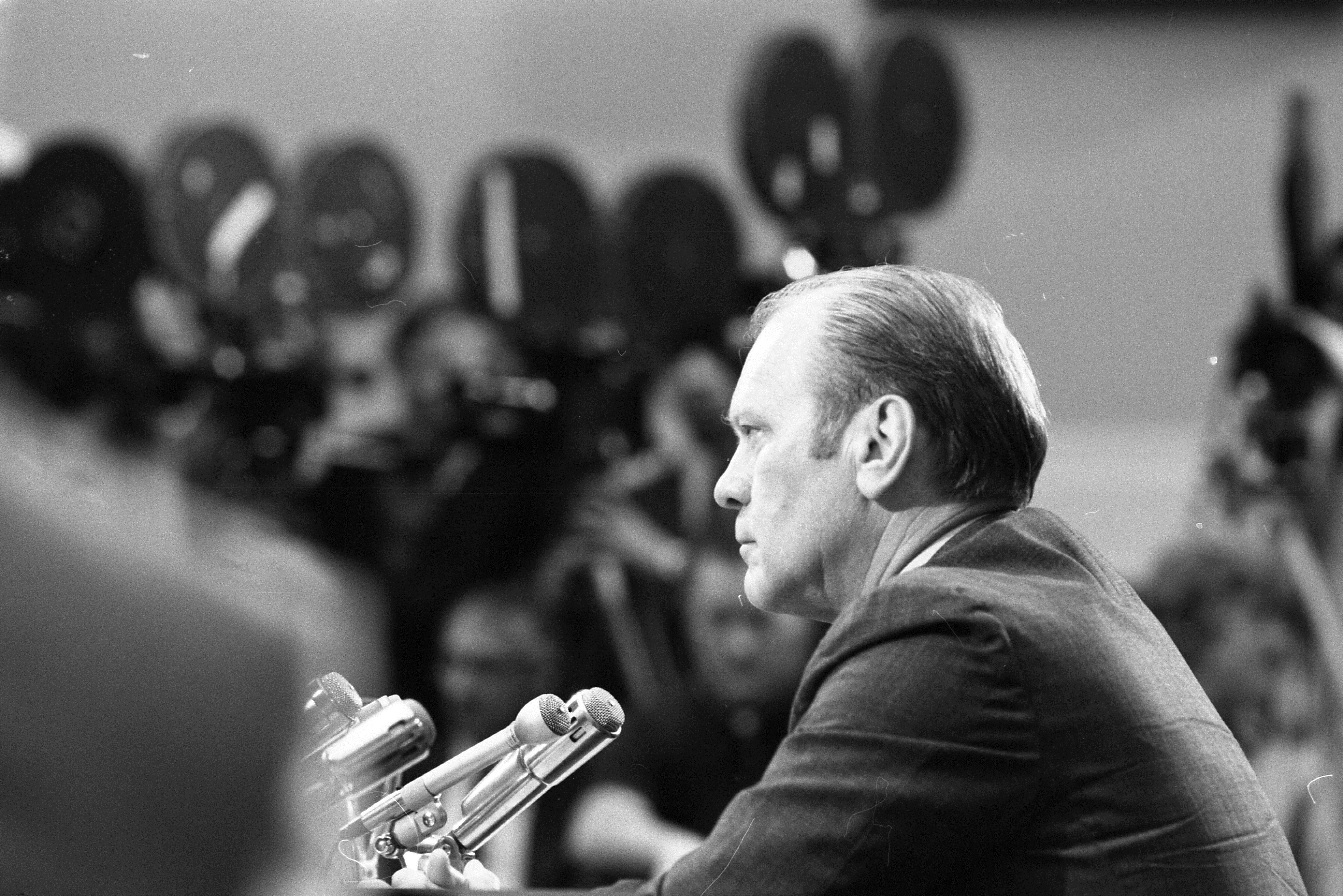 Gerald R. Ford at his Vice Presidential House Judiciary Committee hearings, 11/15/1973