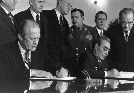 President Ford and Soviet General Secretary Leonid I. Brezhnev