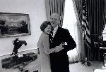 President and Mrs. Ford in the Oval Office