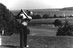 President Ford plays golf 