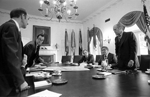 President Ford at a National Security Council meeting