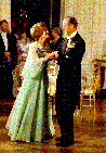 Prince Philip and Mrs. Ford dance