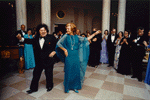 Mrs. Ford dances with comedian Marty Allen