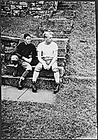 H0040-2. Gerald R. Ford, Jr. with Bill Renner at Gales Ferry, CT. 1939.