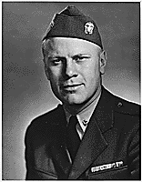 H0041-4. Gerald R. Ford, Jr. in his United States Navy Lieutenant Commander's uniform. 1945.