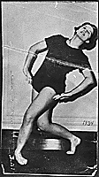H0056. Betty Bloomer dancing. 1934.