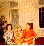 H0072-8. Susan Ford, Betty Ford and Dorothy Gardner Ford seated on a couch. 1967.