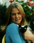 Susan Ford and her cat Shan