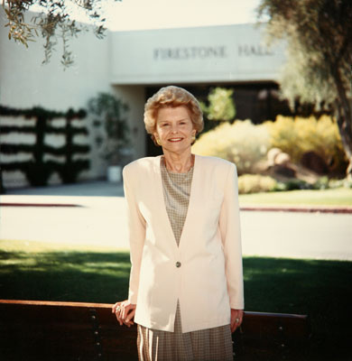Betty Ford, Chairman and co-founder of the Betty Ford Center since 1982, exerted a hands-on leadership style until 2004, when she became Chairman Emeritus and her daughter Susan Ford Bales assumed the Chairman position. 