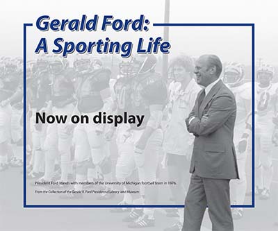 Ford and football team