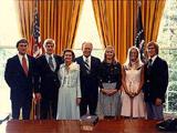 Ford Family in the Oval Office