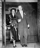 Gerald and Betty Ford wedding day