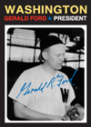 fake baseball card with President Ford