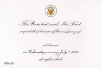 Invitation to the dinner