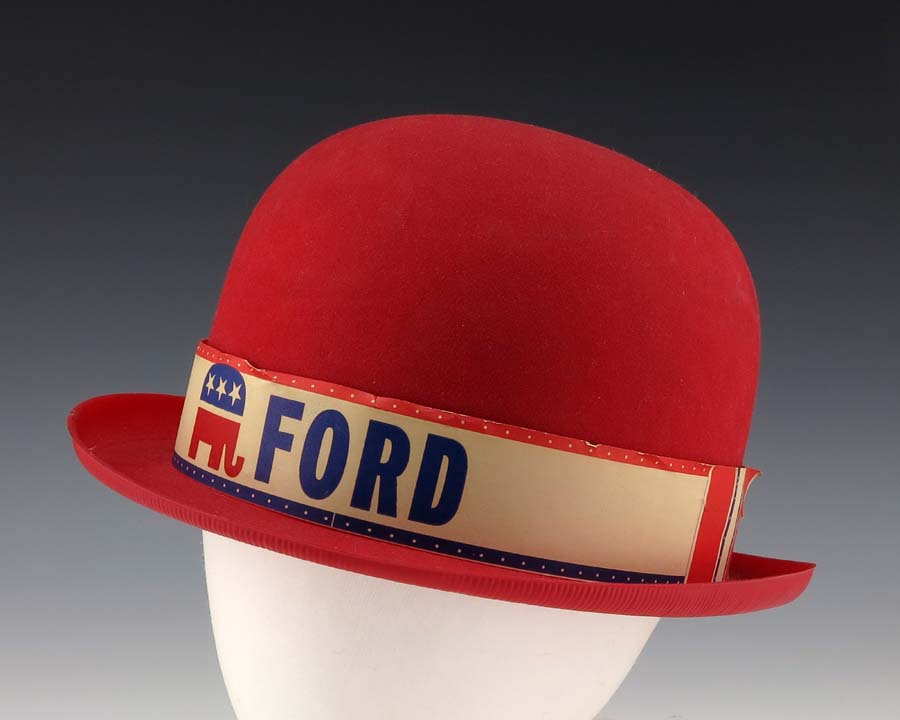 campaign bowler style hat