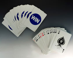 WIN playing cards
