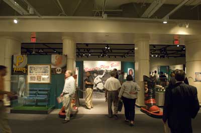 Museum exhibit entryway