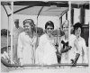 H0002-3. Betty Ford and three unidentified women aboard a naval launch at Pearl Harbor, HI. December 4, 1968. H0002-3. Betty Ford and three unidentified women aboard a naval launch at Pearl Harbor, HI. December 4, 1968.